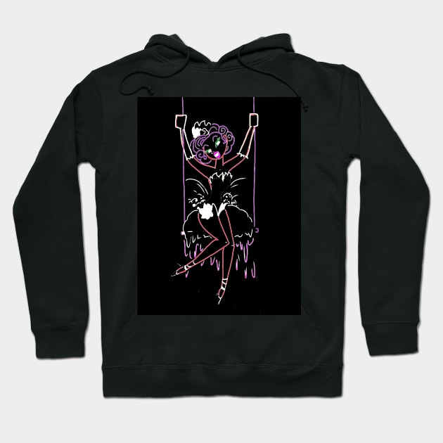 Penelope Petals (In the Dark) Hoodie by madtownstudio3000